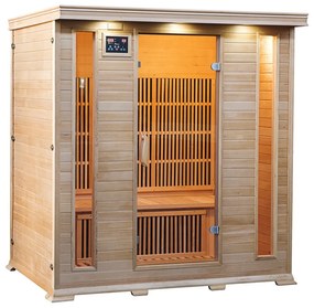 Sauna DeLuxe 4004 Carbon, világosbarna