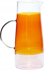 Hübsch Kioszk Üveg vizes kancsó 1,3 l Borostyán