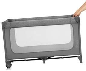 Lionelo - JASMIN EASY FOLD utazóágy Grey Stone