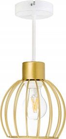 Függő lámpa fix mennyezeti csillár huzal arany