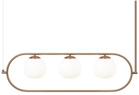 Maytoni MOD221PL-03BS - Csillár rúdon ERICH 3xE14/40W/230V réz