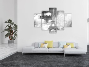 Kép - Vintage képeslap a városról N⁰3 (150x105 cm)