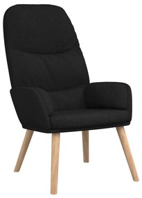 vidaXL fekete szövet pihenőfotel