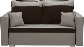 ASTRA3 Kétszemélyes kinyitható kanapé Világosbarna/sötétbarna