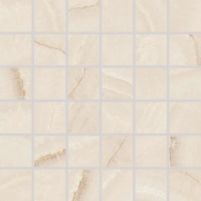 Mozaik Rako Onyx sötétbézs 30x30 cm fényes WDM05835.1