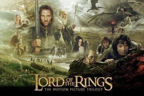 XXL poszter Lord of the Rings - Trilogy, (120 x 80 cm)
