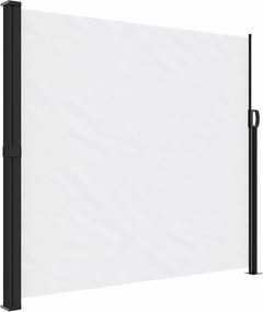 vidaXL fehér behúzható oldalsó napellenző 180 x 600 cm