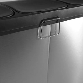 JAGO Szemeteskuka 45 L rozsdamentes acél