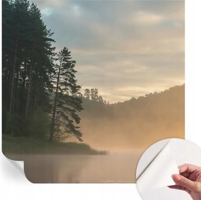 Design fali fotótapéta Öntapadós Ködös reggel 250x250 cm