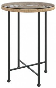 5 részes polyrattan kerti étkezőgarnitúra