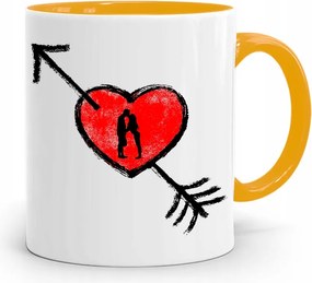 Sárga Bögre A Legjobb Partner Barátjának, fényképes nyomtatással