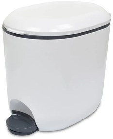 Fehér műanyag pedálos szemetes 3,5 l Mode – Addis