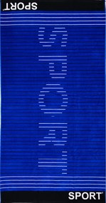 SPORT Strandtörölköző sötétkék 165x90cm