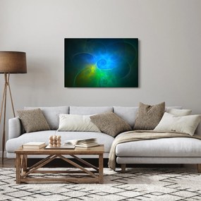 Kék absztrakció képe (90x60 cm)