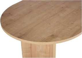 Étkezőasztal tölgyfa dekorral 90x200 cm Sabella – Kalune Design