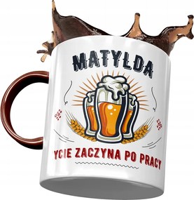 Bordó Bögre Matildának Barátnőknek Ajándék Nyomtatott Fotóval