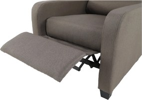 Relaxáló fotel, barna, TURNER