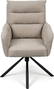 AVENBERG TESSA Forgó étkezőszék szett - 2 db, bézs