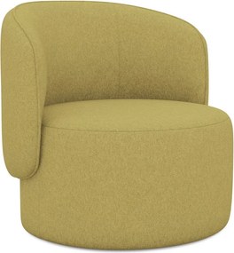 Mustársárga fotel Ipo – Makamii