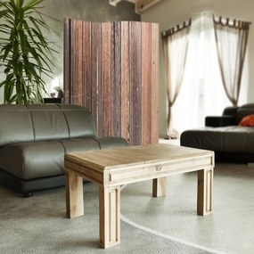 Gario Paraván Barna deszkák Méret: 145 x 170 cm, Kivitelezés: Klasszikus paraván