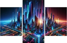 Kép - A jövő városa (90x60 cm)