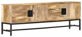 tömör mangófa TV-szekrény 140 x 30 x 50 cm