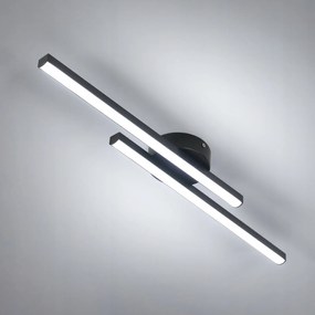Kinkiet Led Czarny Lampa Ścienna Ściemniana Nowoczesny 20W 3000-6500K