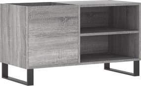 vidaXL szürke sonoma színű szerelt fa hanglemezszekrény 85x38x48 cm