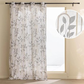 Szürke függöny 140x240 cm Roseris – douceur d'intérieur