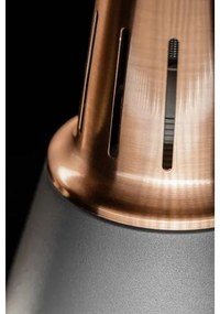 Lámpa Mennyezeti lámpatest GIANNI, 8051, AC220-240V, 50/60Hz, 1*E27, max.40W,IP20, átmérő22cm, egyes, szürke/arany