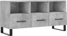vidaXL betonszürke szerelt fa TV-szekrény 102 x 36 x 50 cm