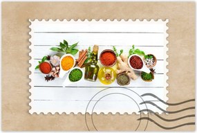 Poszterek 60x40 Szárított fűszerek gyömbér