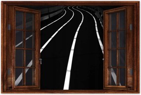 Poszterek 90x60 Csíkos út Éjszaka