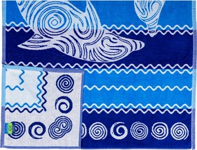 PANTELLERIA Strandtörölköző kék 165x90cm