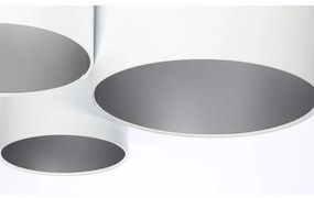 Mennyezeti lámpa SPACE 3xE27/60W/230V fehér/ezüst