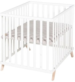 Fehér bükkfa járóka 75x100 cm Lil Planet – Roba