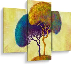 Kép - Fák a hegyen (90x60 cm)