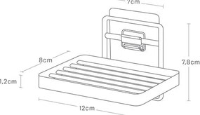 Fekete öntapadós fém szappantartó Film Hook – YAMAZAKI