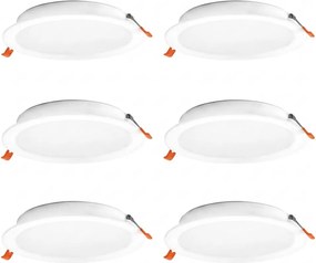 Osram - 6 darabos szett ESSENTIAL LED/18W/230V beépíthető mennyezeti lámpatest, Ø 22 cm, fehér