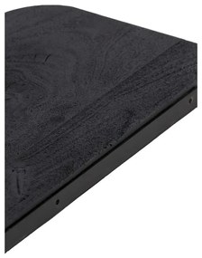 Fekete mangófa fali polc 50 cm Tarontu – Light &amp; Living