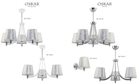 Jupiter 1516 - OS 5 ch - Csillár rúdon OSKAR 5xE27/60W