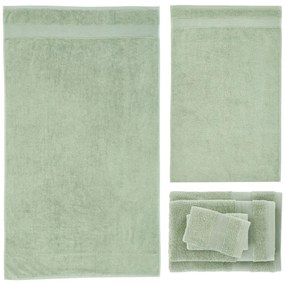 Zöld frottír pamut törölköző és fürdőlepedő készlet 6 db-os Anti-Bacterial – Catherine Lansfield