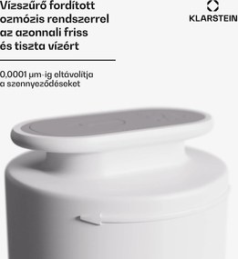 Klarstein VitalPour csereszűrő 75G, 99,99 %-ot eltávolít, CF + PPC + RO membrán