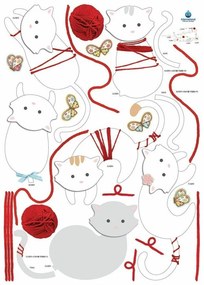 Cats and balls falmatrica, 30 cm - Ambiance