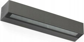 Led fali lámpa Faro Doro 380, 20W, 1800lm, IP65, sötétszürke