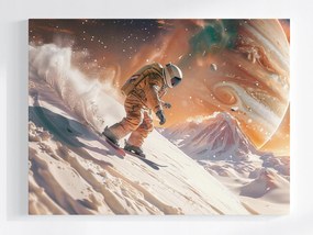 Canvas Vászonkép Űrhajós Síelő Jupiter 80x60