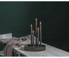 Fekete fénydekoráció ø 32 cm Deco – Star Trading