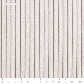 Bézs kárpitozott egyszemélyes ágy tárolóhellyel 90x200 cm Cabana – Meise Möbel