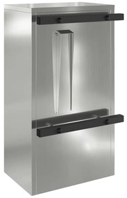 postaláda Fekete 30 x 23 x 55 cm Horganyzott acél