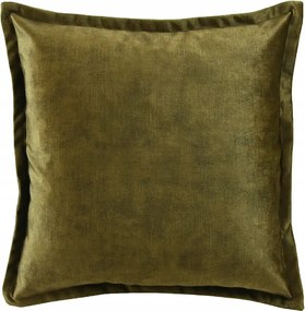 Bársonyos párnahuzat zöld 50x50cm